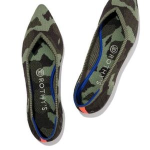 Olive Camo Rothy’s flats